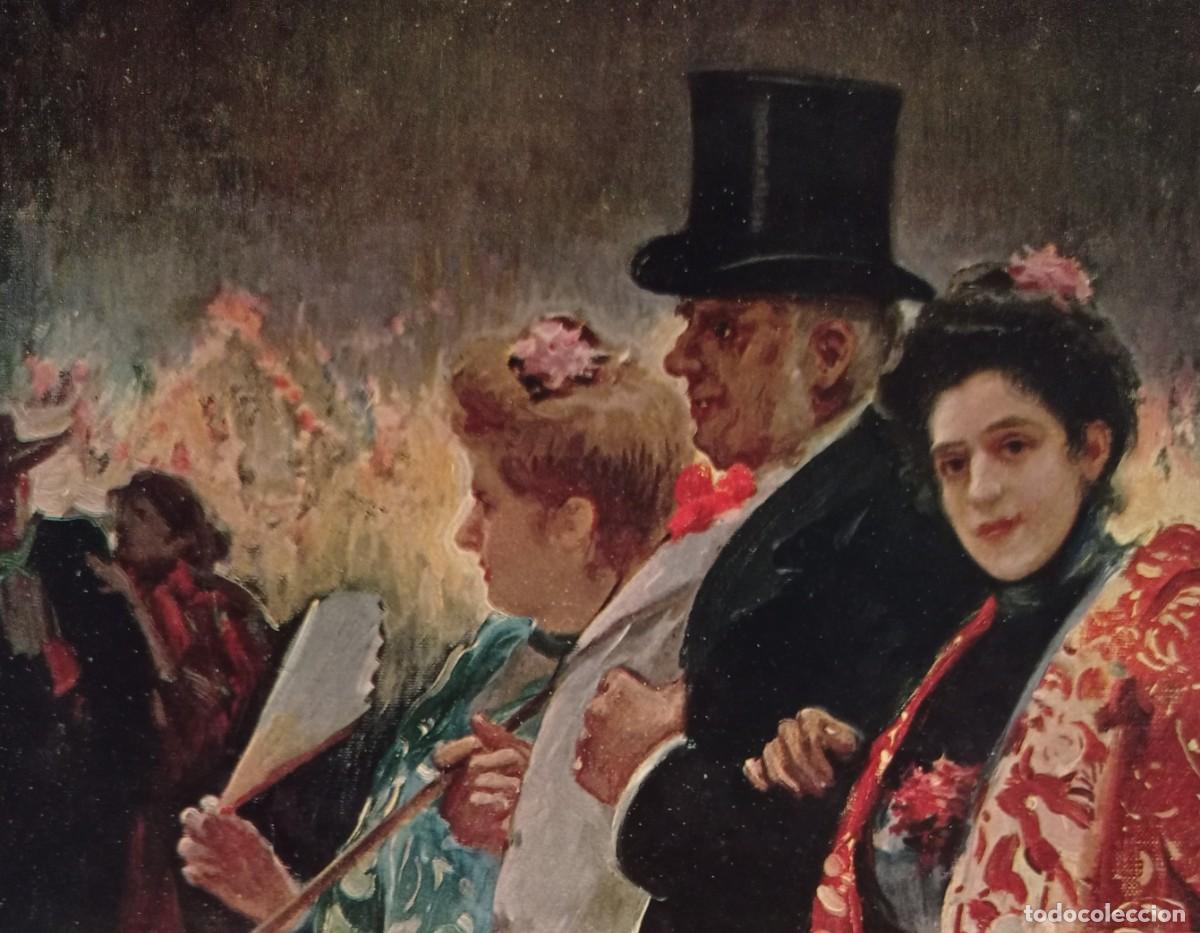 Coleccionismo de Revistas y Peri&oacute;dicos: LA VERBENA DE LA PALOMA - CECILIO PLA - DOBLE HOJA PUBLI 1900