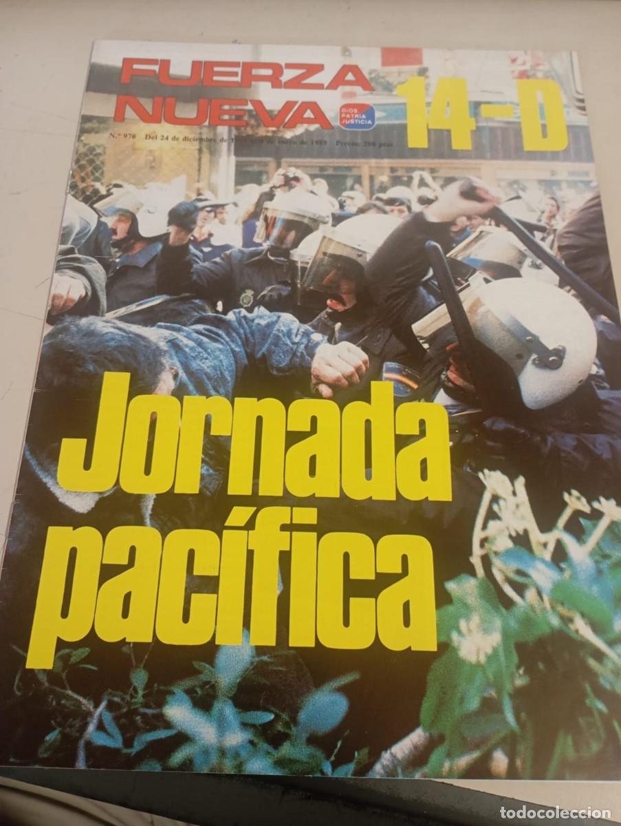 Sammeln von Zeitschriften und Zeitungen: REVISTA FUERZA NUEVA N&ordm; 976 ENERO 1989 REF. UR