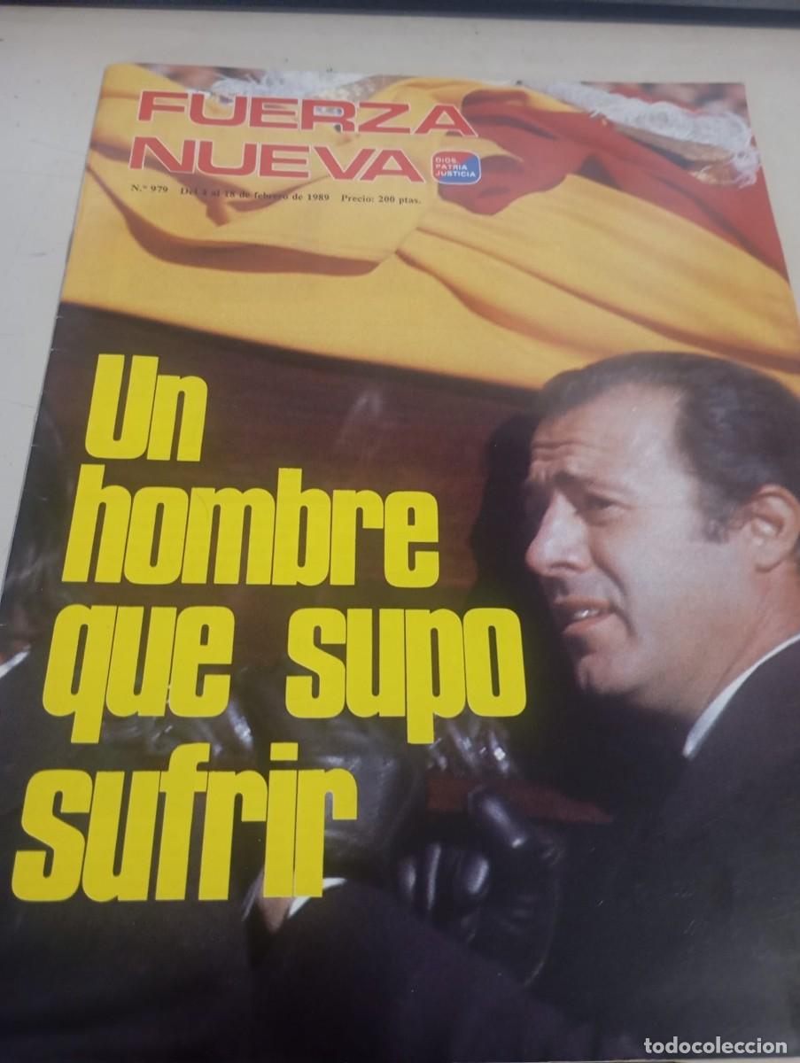 Sammeln von Zeitschriften und Zeitungen: REVISTA FUERZA NUEVA N&ordm; 979 FEBRERO 1989 REF. UR