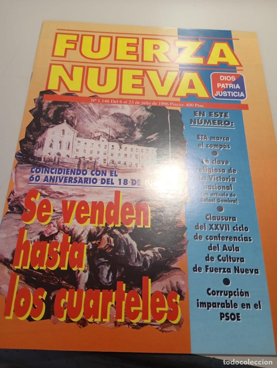Sammeln von Zeitschriften und Zeitungen: REVISTA FUERZA NUEVA N&ordm; 1146 JULIO 1996 REF. UR