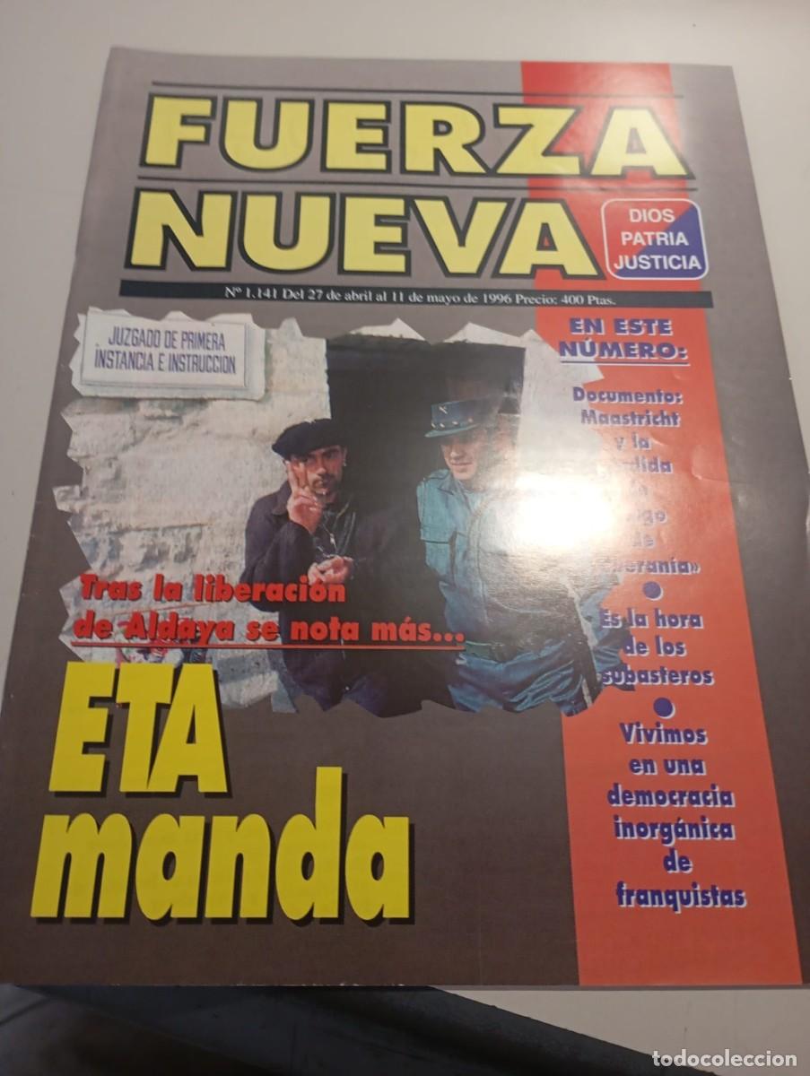 Sammeln von Zeitschriften und Zeitungen: REVISTA FUERZA NUEVA N&ordm; 1141 JUNIO 1996 REF. UR