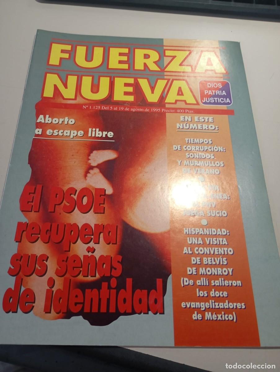 Sammeln von Zeitschriften und Zeitungen: REVISTA FUERZA NUEVA N&ordm; 1125 AGOSTO 1995 REF. UR