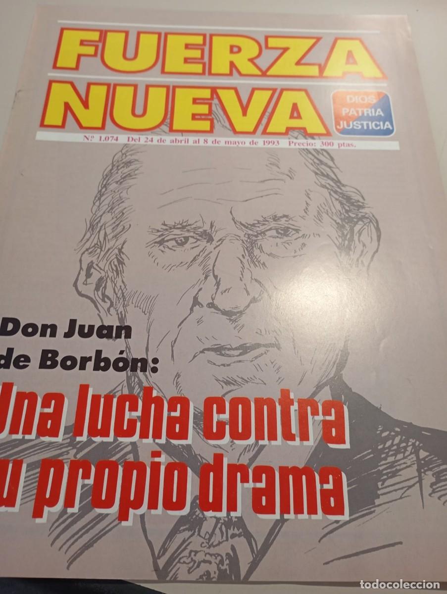 Sammeln von Zeitschriften und Zeitungen: REVISTA FUERZA NUEVA N&ordm; 1074 MAYO 1993 REF. UR
