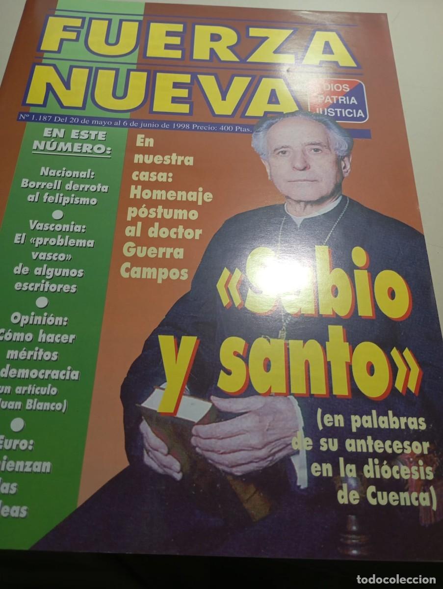 Collection Magazines and Newspapers: REVISTA FUERZA NUEVA N&ordm; 1187 JUNIO 1998 REF. UR
