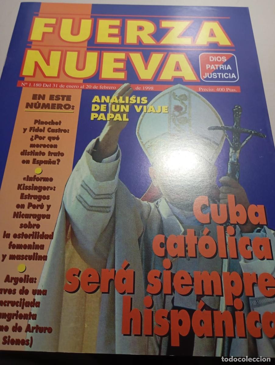 Collectionnisme de Revues et Journaux: REVISTA FUERZA NUEVA N&ordm; 1180 FEBRERO 1998 REF. UR
