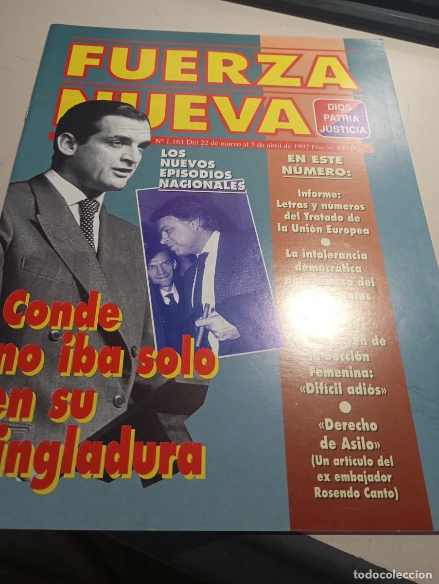 Collectionnisme de Revues et Journaux: REVISTA FUERZA NUEVA N&ordm; 1161 ABRIL 1997 REF. UR