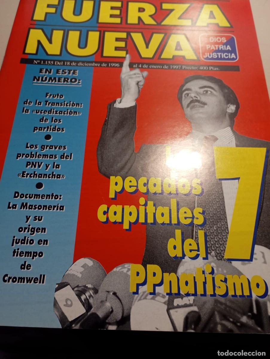 Collectionnisme de Revues et Journaux: REVISTA FUERZA NUEVA N&ordm; 1155 ENERO 1997 REF. UR