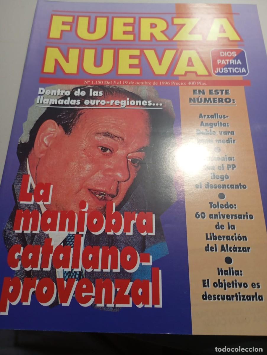 Collectionnisme de Revues et Journaux: REVISTA FUERZA NUEVA N&ordm; 1150 OCTUBRE 1996 REF. UR