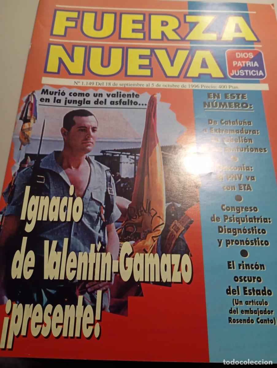 Collectionnisme de Revues et Journaux: REVISTA FUERZA NUEVA N&ordm; 1149 OCTUBRE 1996 REF. UR