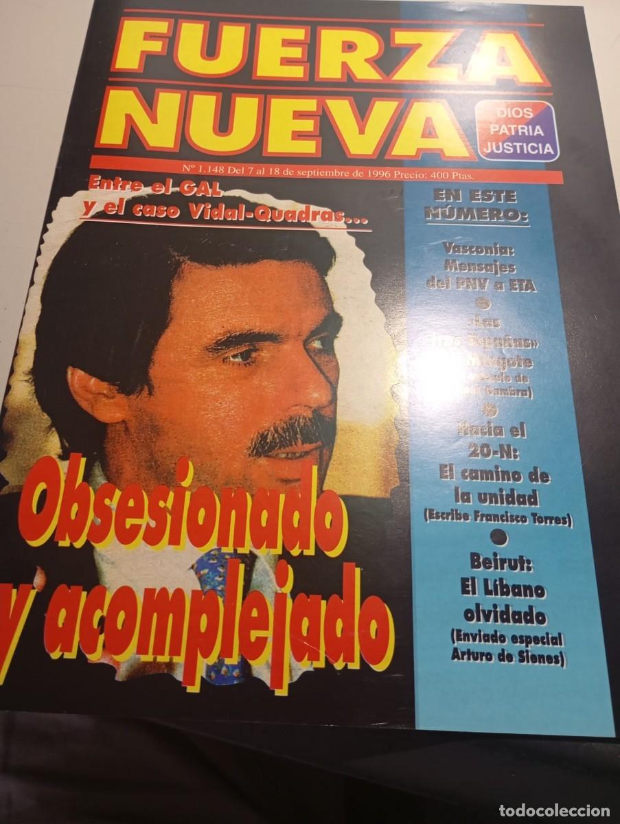 Collectionnisme de Revues et Journaux: REVISTA FUERZA NUEVA N&ordm; 1148 SEPTIEMBRE 1996 REF. UR