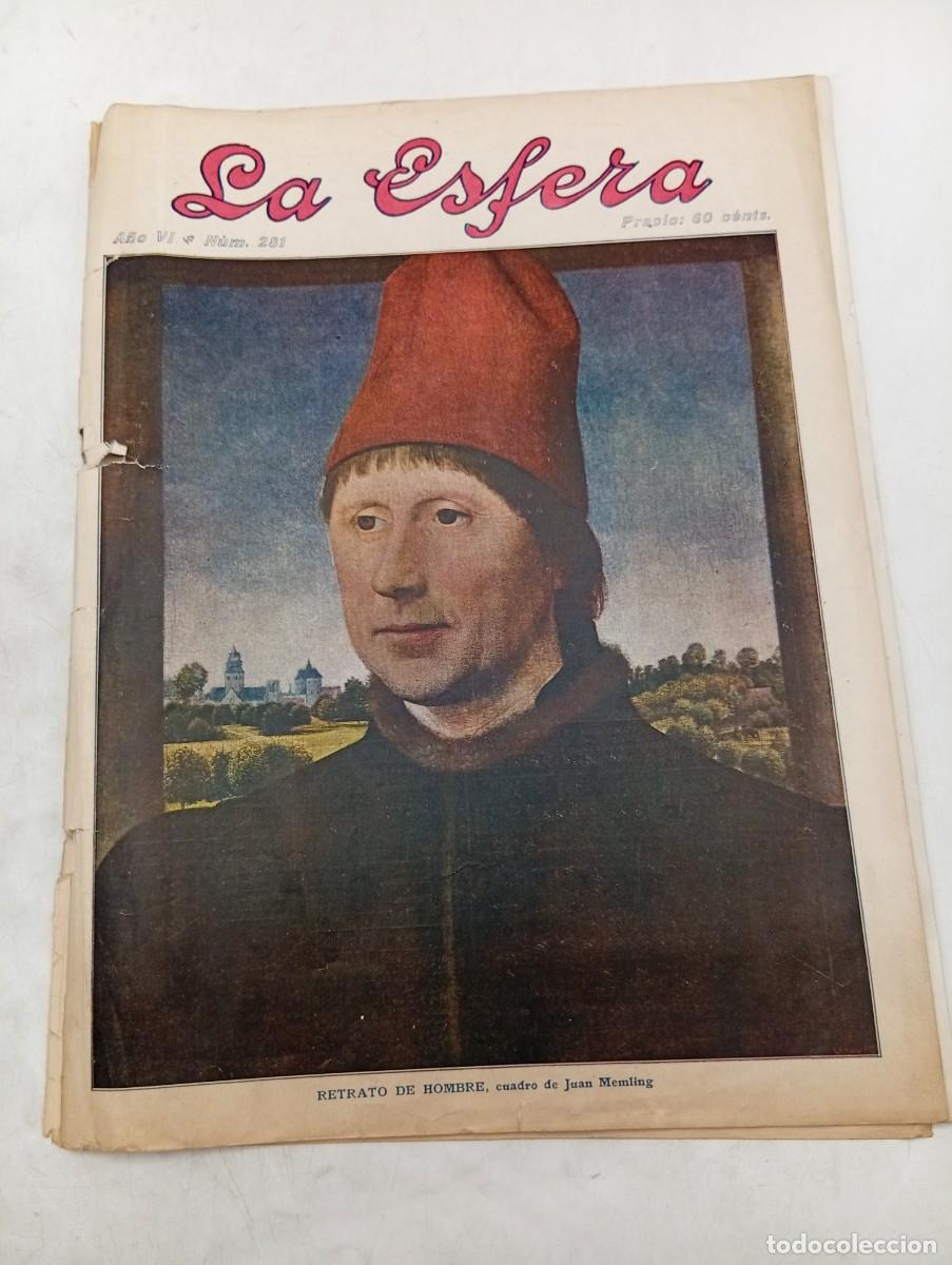 Collezionismo di Riviste e Giornali: LA ESFERA. ILUSTRACION MUNDIAL. A&Ntilde;O VI. N&ordm; 281. 1919. BALADA DE MAYO, DIBUJO DE JOSE ZAMORA. LEER.