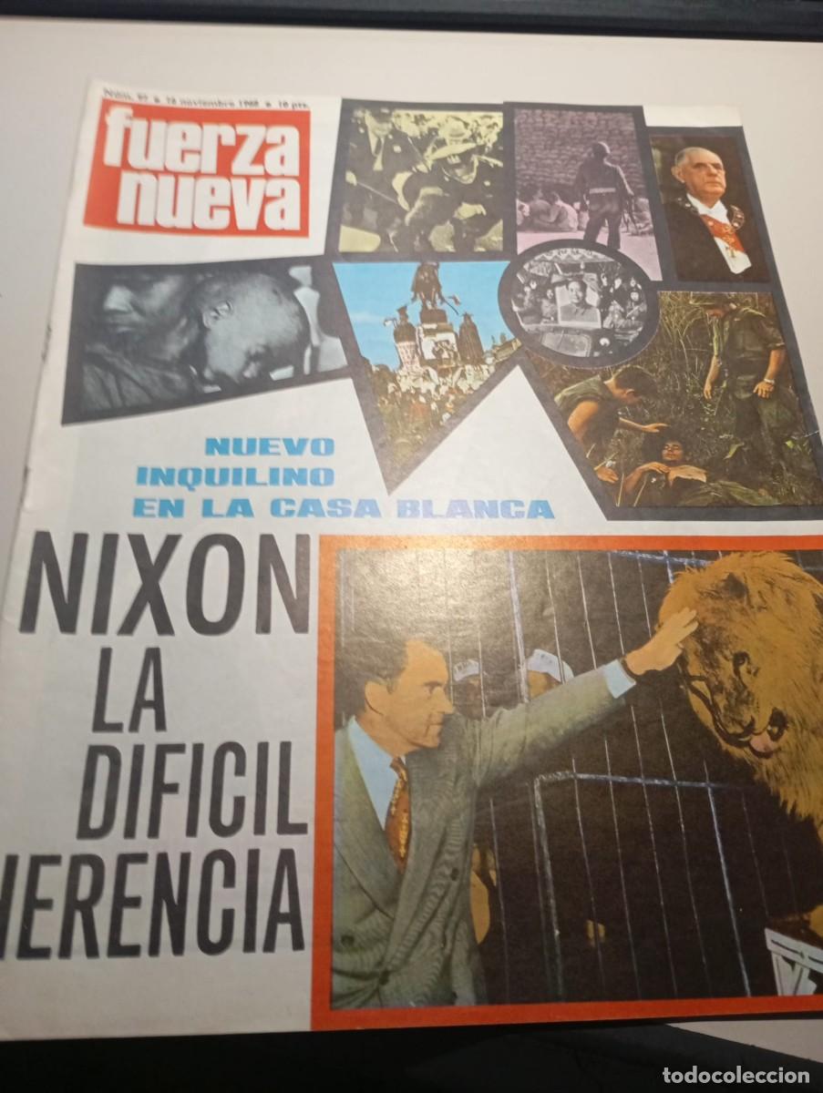 Colecionismo de Revistas e Jornais: REVISTA FUERZA NUEVA N&ordm; 97 NOVIEMBRE 1968 REF. UR