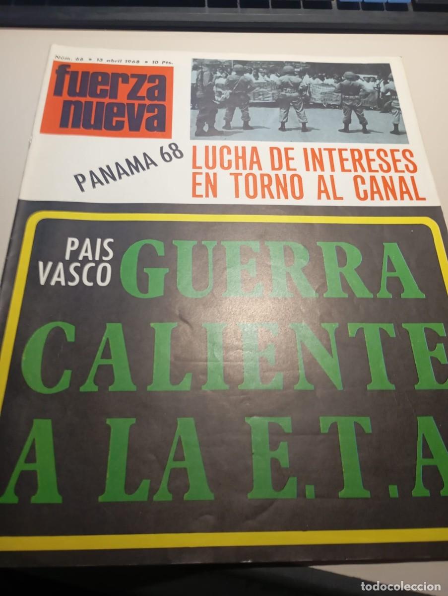 Colecionismo de Revistas e Jornais: REVISTA FUERZA NUEVA N&ordm; 66 ABRIL 1968 REF. UR