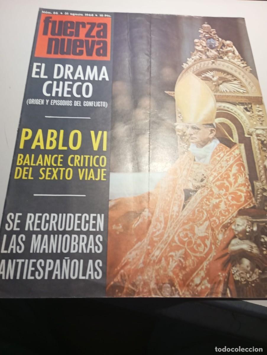Colecionismo de Revistas e Jornais: REVISTA FUERZA NUEVA N&ordm; 68 AGOSTO 1968 REF. UR