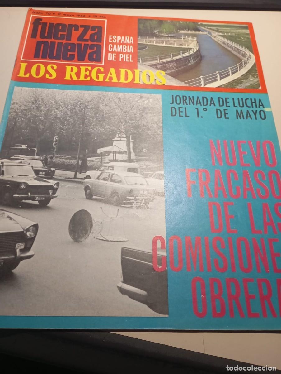 Colecionismo de Revistas e Jornais: REVISTA FUERZA NUEVA N&ordm; 70 MAYO 1968 REF. UR
