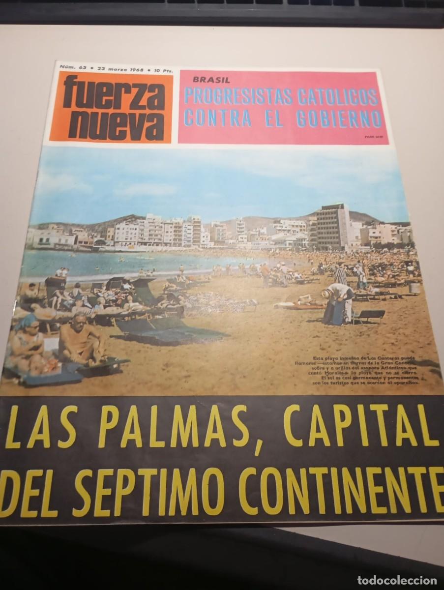 Collection Magazines and Newspapers: REVISTA FUERZA NUEVA N&ordm; 63 MARZO 1968 REF. UR