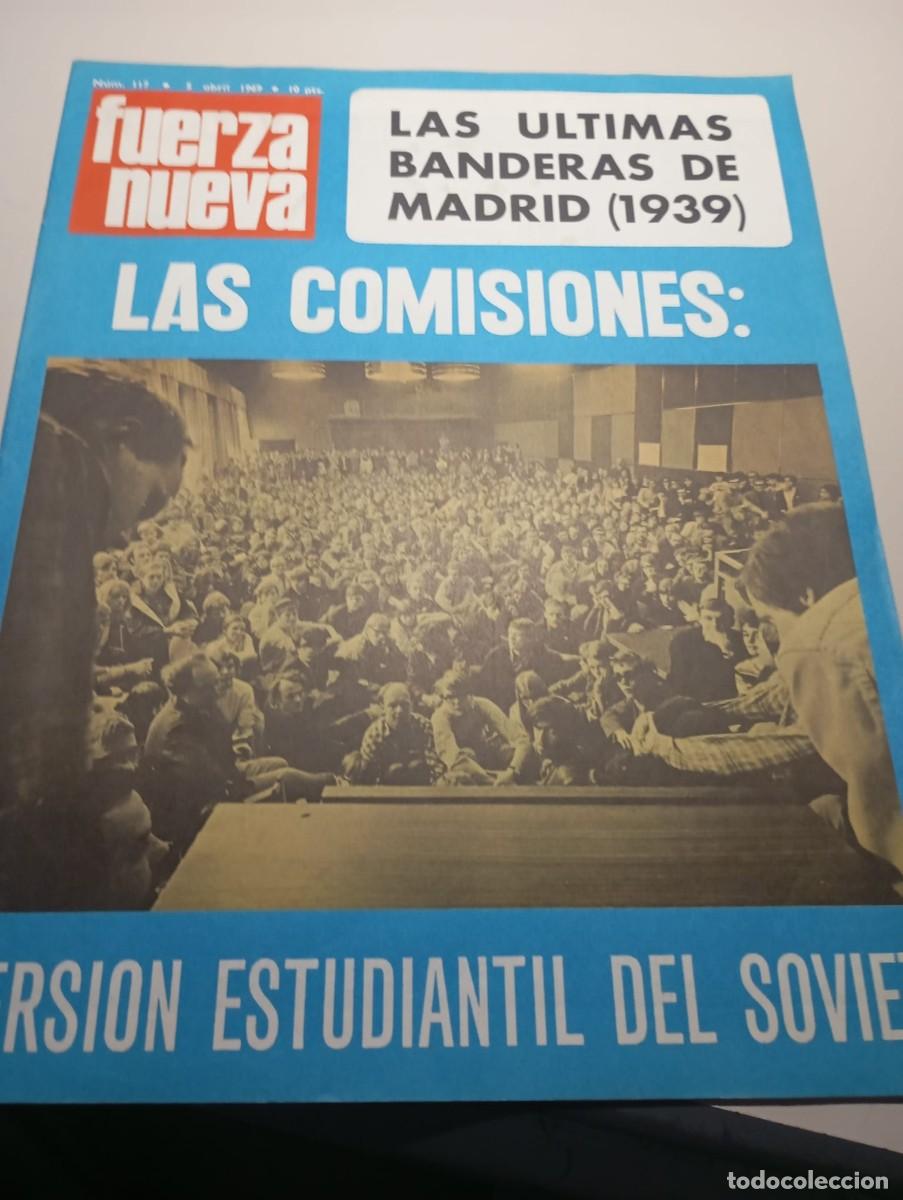 Collection Magazines and Newspapers: REVISTA FUERZA NUEVA N&ordm; 117 ABRIL 1969 REF. UR