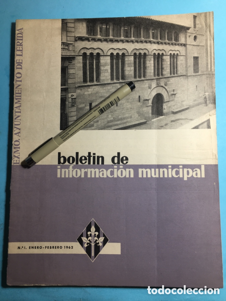Coleccionismo de revistas y peri&oacute;dicos: 1962 n&ordm;s. 1, 2, 3 y 4 EXMO. AYUNTAMIENTO DE L&Eacute;RIDA BOLET&Iacute;N DE INFORMACI&Oacute;N MUNICIPAL ENERO A OCTUBRE