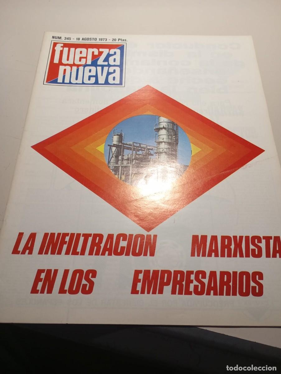 Collection Magazines and Newspapers: REVISTA FUERZA NUEVA N&ordm; 345 AGOSTO 1973 REF. UR