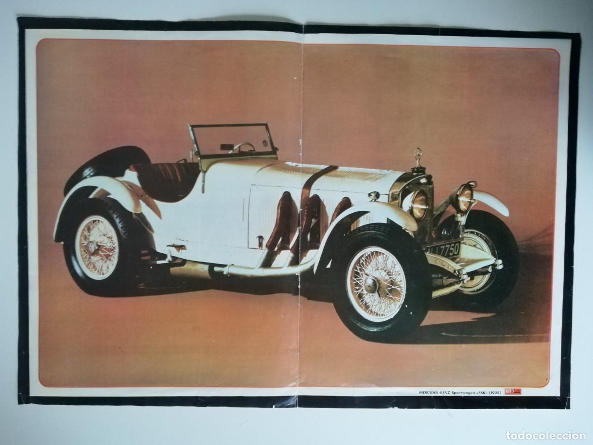 Coleccionismo de revistas y peri&oacute;dicos: POSTER DE LA REVISTA AUTO REVISTA - MERCEDES-BENZ SSK 1928