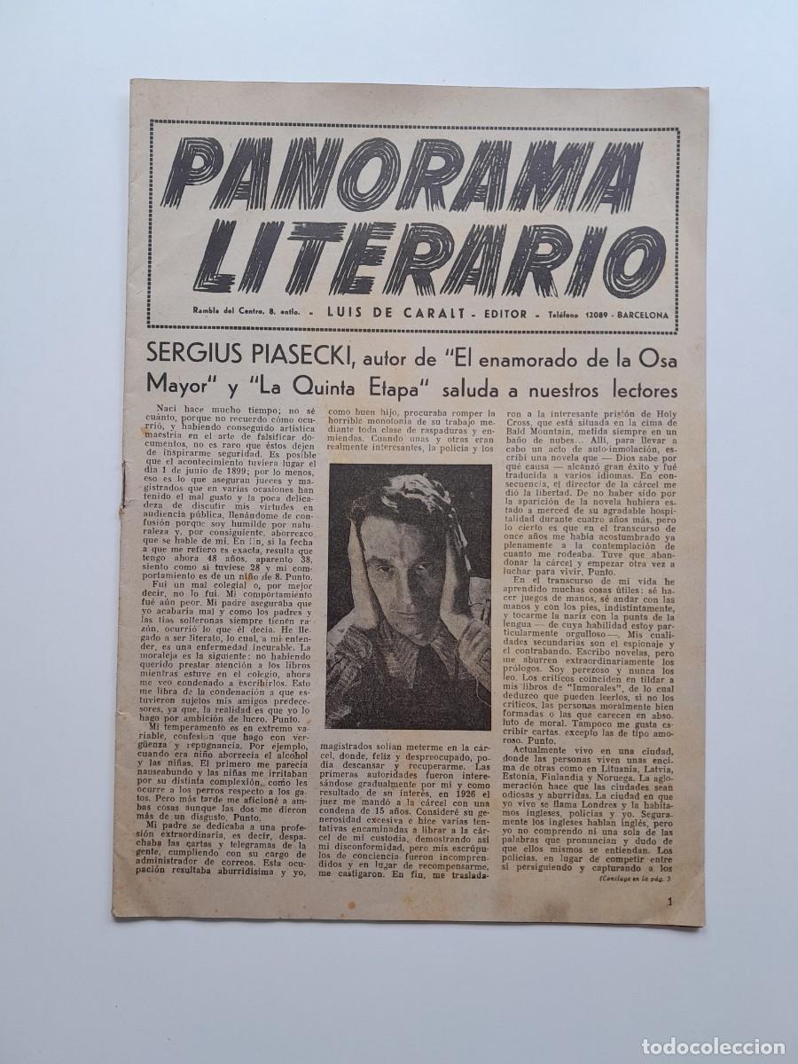Sammeln von Zeitschriften und Zeitungen: PANORAMA LITERARIO (BARCELONA) (ABRIL 1948)