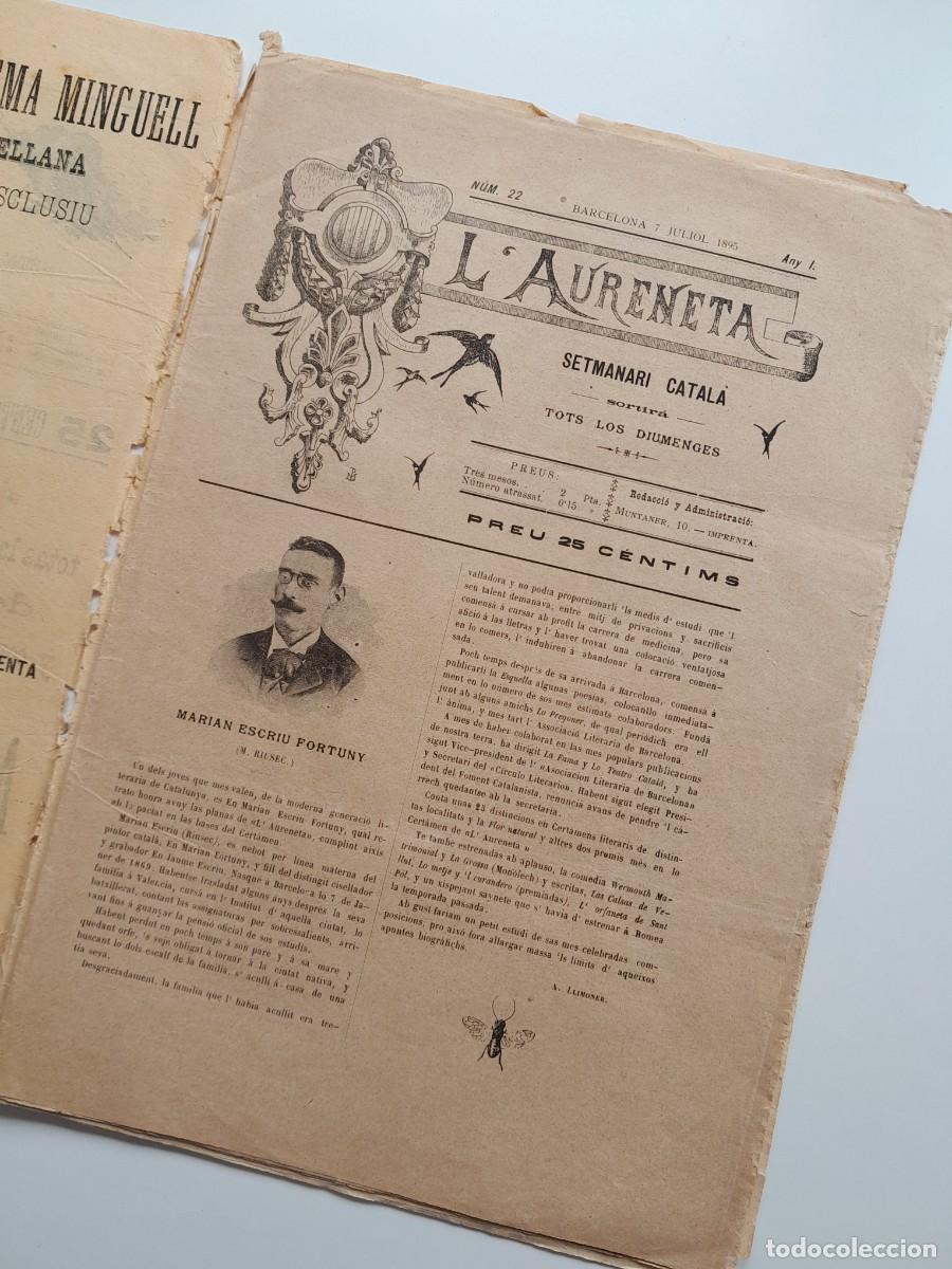 Sammeln von Zeitschriften und Zeitungen: L'AURENETA. SETMANARI CATAL&Agrave; ILUSTRAT (BARCELONA) - ANY 1, N&Uacute;M. 22 (7 JULIOL 1895)