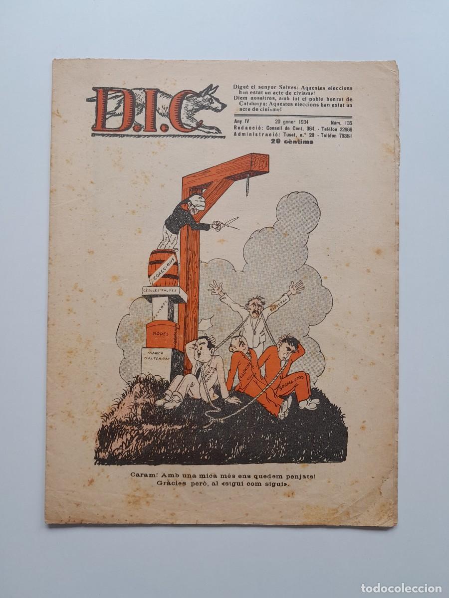 Collection Magazines and Newspapers: D.I.C. (BARCELONA) - ANY 4, N&Uacute;M. 135 (20 GENER 1934)