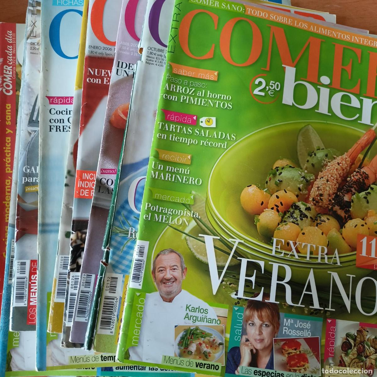 Coleccionismo de revistas y peri&oacute;dicos: Lote 12 revistas Comer Bien (ver fotos)