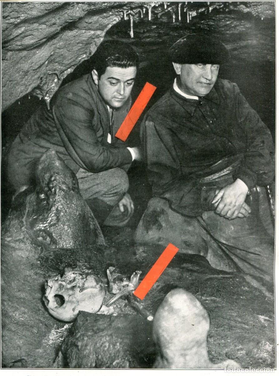 Coleccionismo de Revistas y Peri&oacute;dicos: REVISTA A&Ntilde;O 1928 HUGO OBERMAIER EN LA CUEVA DE ALTAMIRA EMILIANO RAMIREZ ANGEL ESCALONA CAMPO BURGOS