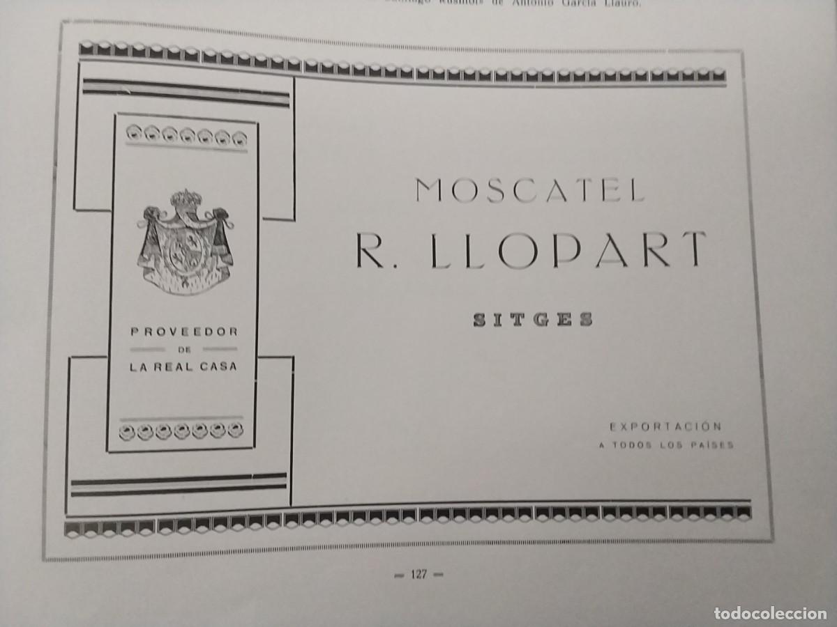 Colecionismo de Revistas e Jornais: MOSCATELL R.LLOPART SITGES VINOS HOJA A&Ntilde;O 1926