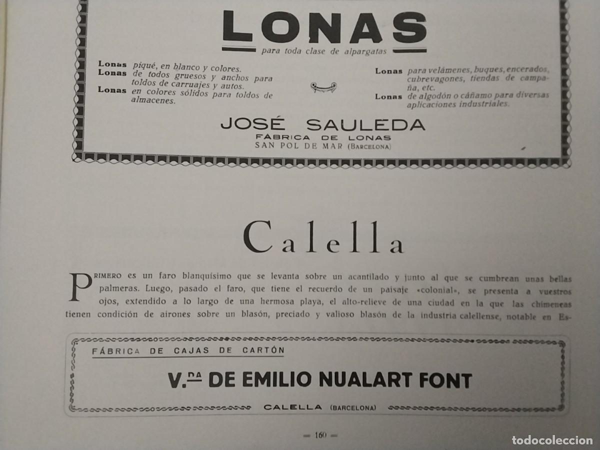 Coleccionismo de Revistas y Peri&oacute;dicos: CALELLA MAR EMILIO NUALART FONT CAJAS CARTON ANGEL CABUTI / AUGUSTO CORTES ROVIRA HOJAS A&Ntilde;O 1926