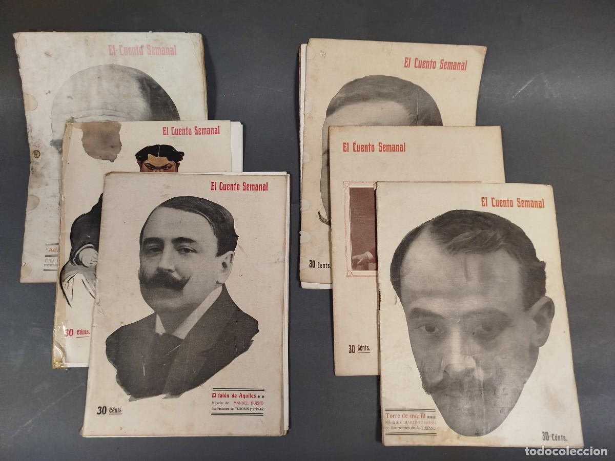 Coleccionismo de revistas y peri&oacute;dicos: LOTE FASCICULOS REVISTA ANTIGUA EL CUENTO SEMANAL
