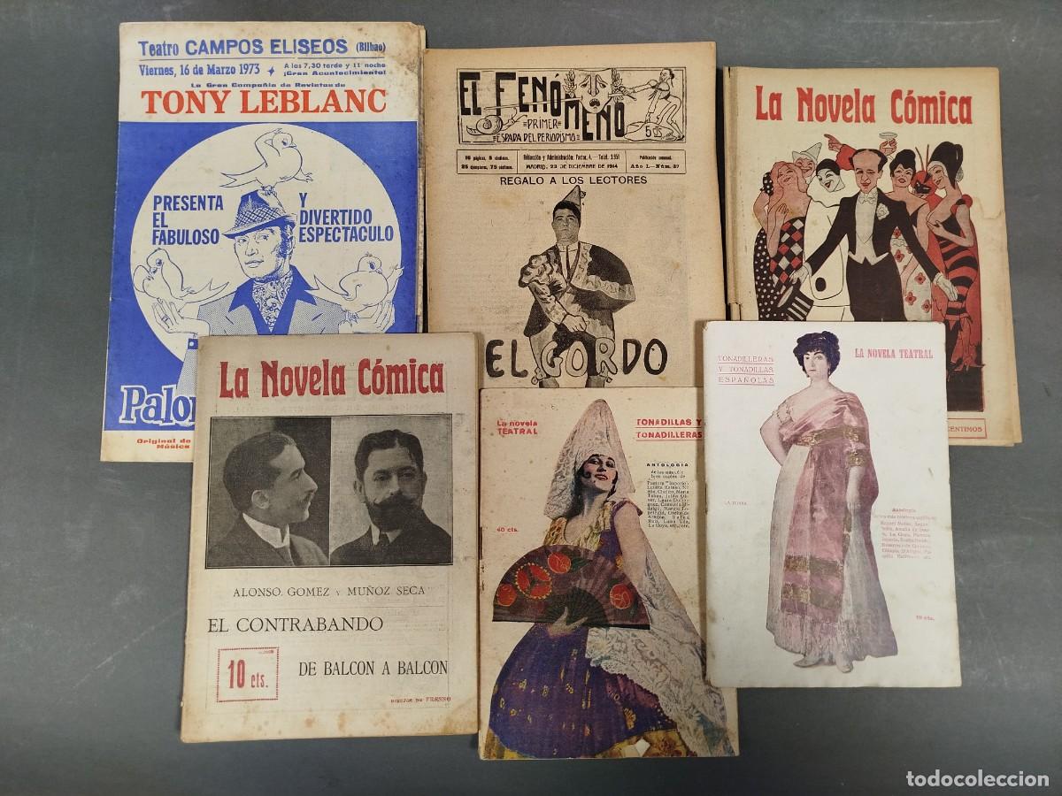 Coleccionismo de revistas y peri&oacute;dicos: LOTE DE FASCICULOS DE REVISTAS Y FOLLETOS DE ESPECT&Aacute;CULOS