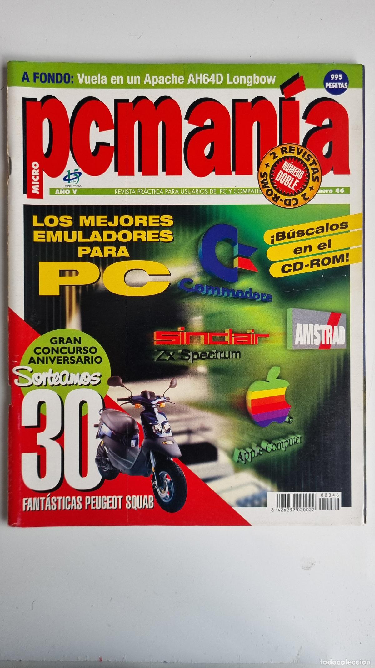 Coleccionismo de Revistas y Peri&oacute;dicos: Revista PCMan&iacute;a N&ordm; 46 - Los mejores emuladores para PC