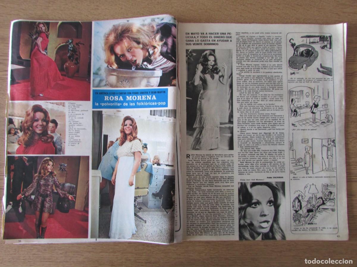 Coleccionismo de Revistas y Peri&oacute;dicos: RECORTE REVISTA SEMANA 1621 1971 ROSA MORENA