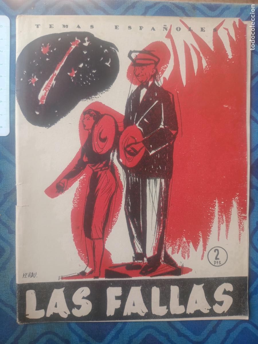 Coleccionismo de Revistas y Peri&oacute;dicos: REVISTA. TEMAS ESPA&Ntilde;OLES. N&ordm; 239.- LAS FALLAS DE VALENCIA. LUIS OTERO BRAVO. MADRID, 1956