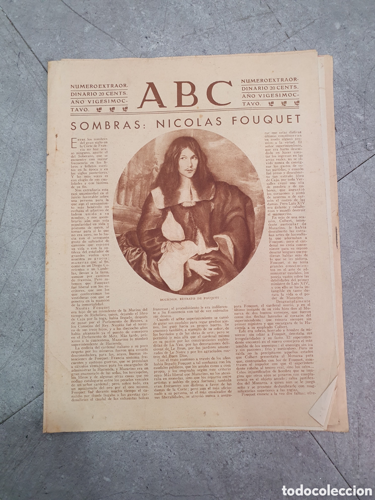 Coleccionismo de Revistas y Peri&oacute;dicos: Peri&oacute;dico ABC antiguo. (L114)