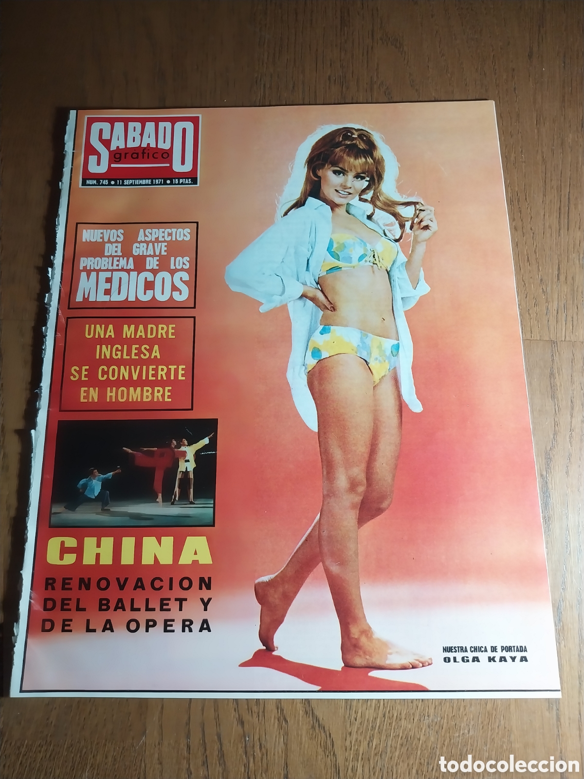 Collezionismo di Riviste e Giornali: REVISTA 1971 CONFLICTO CLINICAS PSQUIATRICAS.EVA DUARTE.CARL MCMICHEL CAMBIO D SEXO MAS ESPECTACULAR