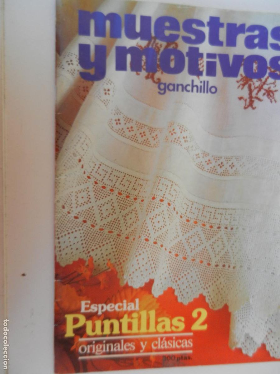 Coleccionismo de Revistas y Peri&oacute;dicos: MUESTRAS Y MOTIVOS REVISTA ESPECIAL PUNTILLAS 2 - GANCHILLO ORIGINALES Y CLASICAS