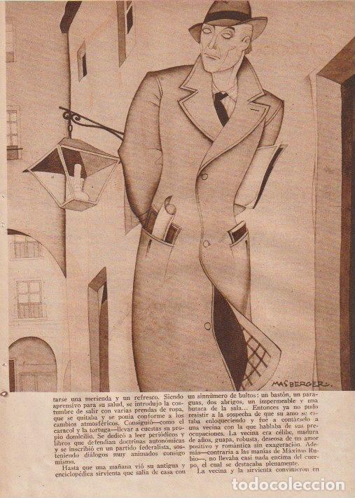 Sammeln von Zeitschriften und Zeitungen: Autonom&iacute;a: cuento nervioso / Vicente Pereda, dibujo de Masberger -1934