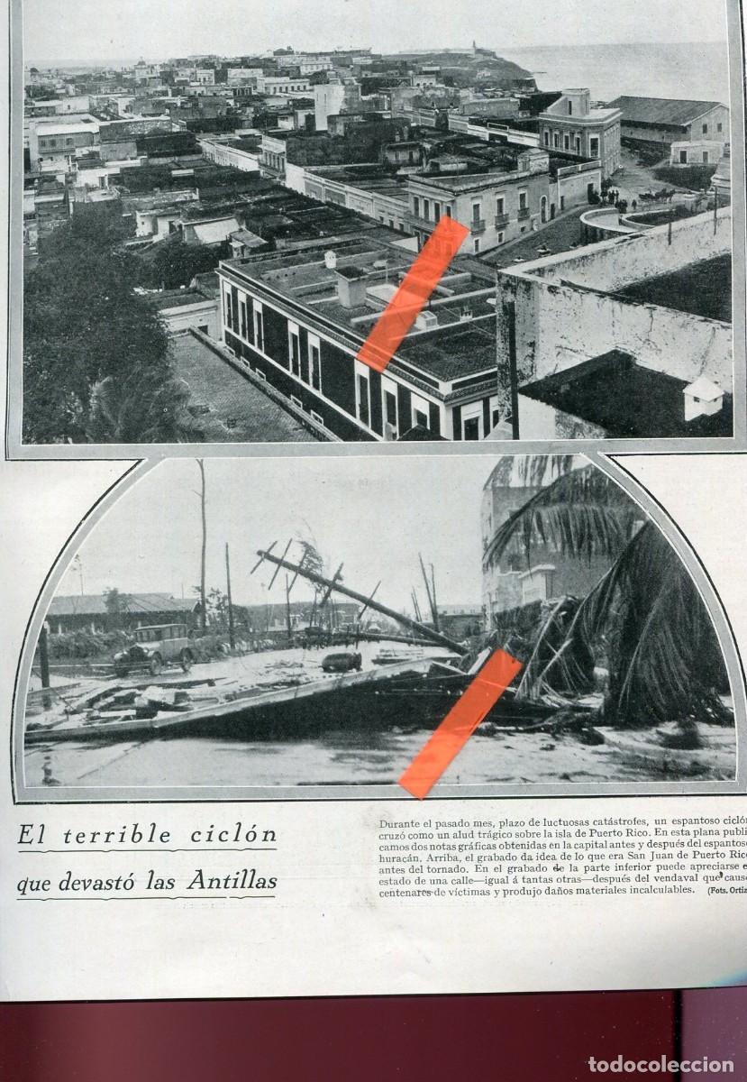 Coleccionismo de Revistas y Peri&oacute;dicos: REVISTA A&Ntilde;O 1928 CICLON EN PUERTORICO RECATE DE CERVANTES QUIJOTE ORDEN DE SAN JUAN ZALAMEA TOBOSO