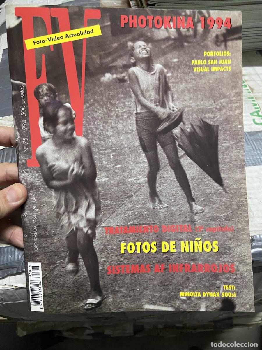 Collectionnisme de Revues et Journaux: REVISTA FOTOGRAFIA FV FOTO VIDEO ACTUALIDAD # 75 A&Ntilde;O 1994 PHOTOKINA PABLO SAN JUAN VISUAL IMPACTS