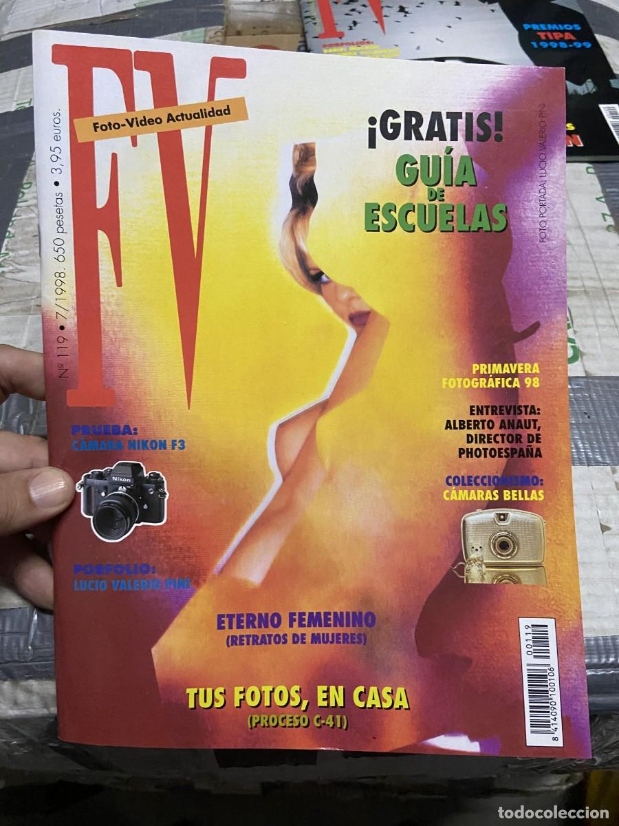 Coleccionismo de Revistas y Peri&oacute;dicos: REVISTA FOTOGRAFIA FV FOTO VIDEO ACTUALIDAD # 119 JULIO 1998 ALBERTO ANAUT LUCIO VALERIO PINI