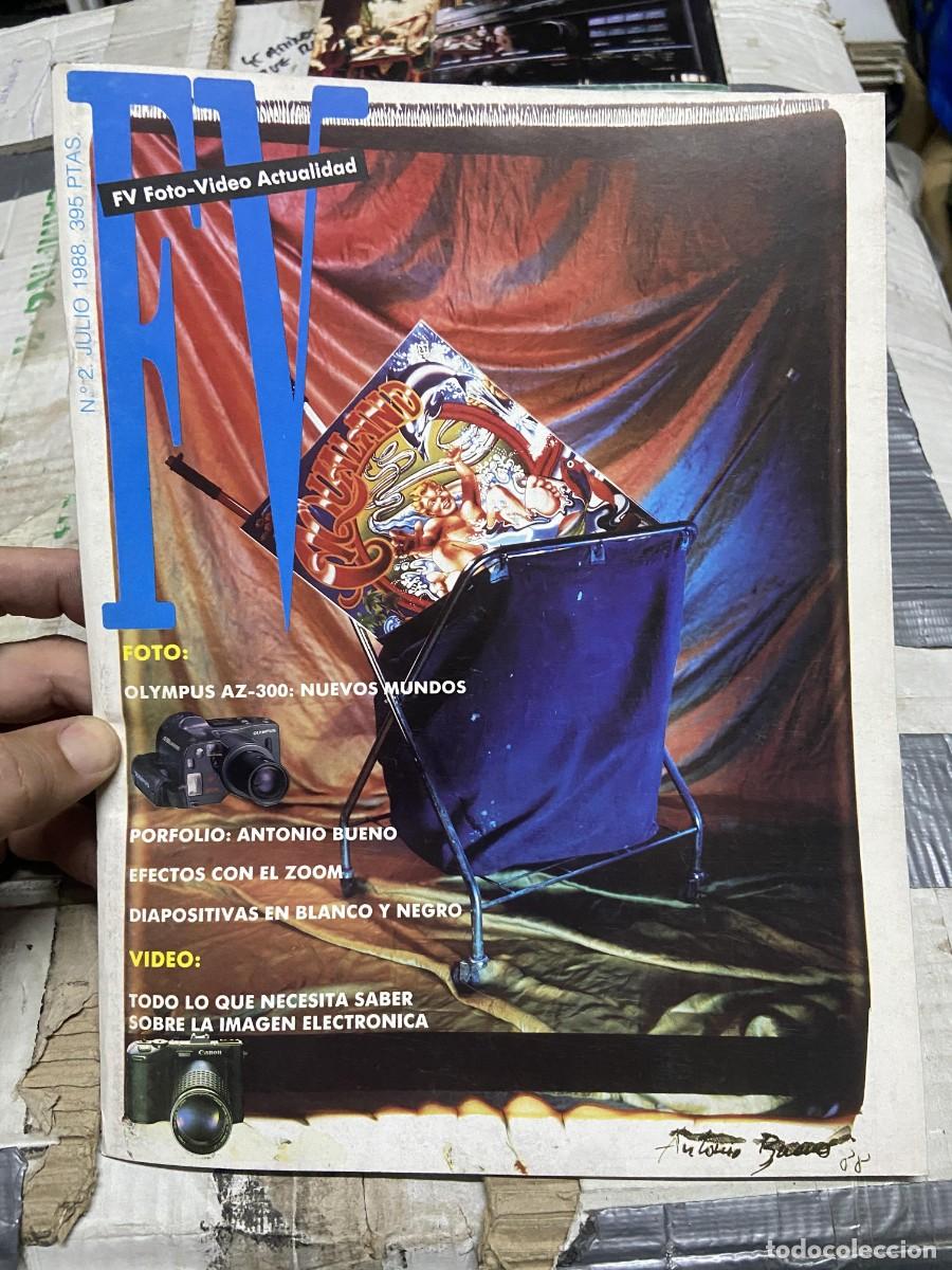Collectionnisme de Revues et Journaux: REVISTA FOTOGRAFIA FV FOTO VIDEO ACTUALIDAD # 2 JULIO 1988 ANTONIO BUENO