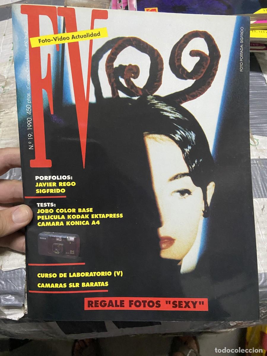 Collectionnisme de Revues et Journaux: REVISTA FOTOGRAFIA FV FOTO VIDEO ACTUALIDAD # 19 A&Ntilde;O 1990 JAVIER REGO SIGFRIDO