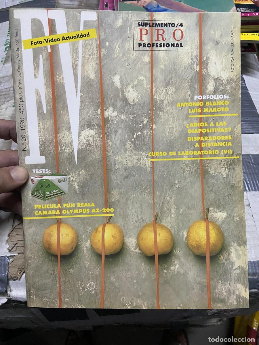 Collectionnisme de Revues et Journaux: REVISTA FOTOGRAFIA FV FOTO VIDEO ACTUALIDAD # 20 A&Ntilde;O 1990 LUIS MAROTO ANTONIO BLANCO