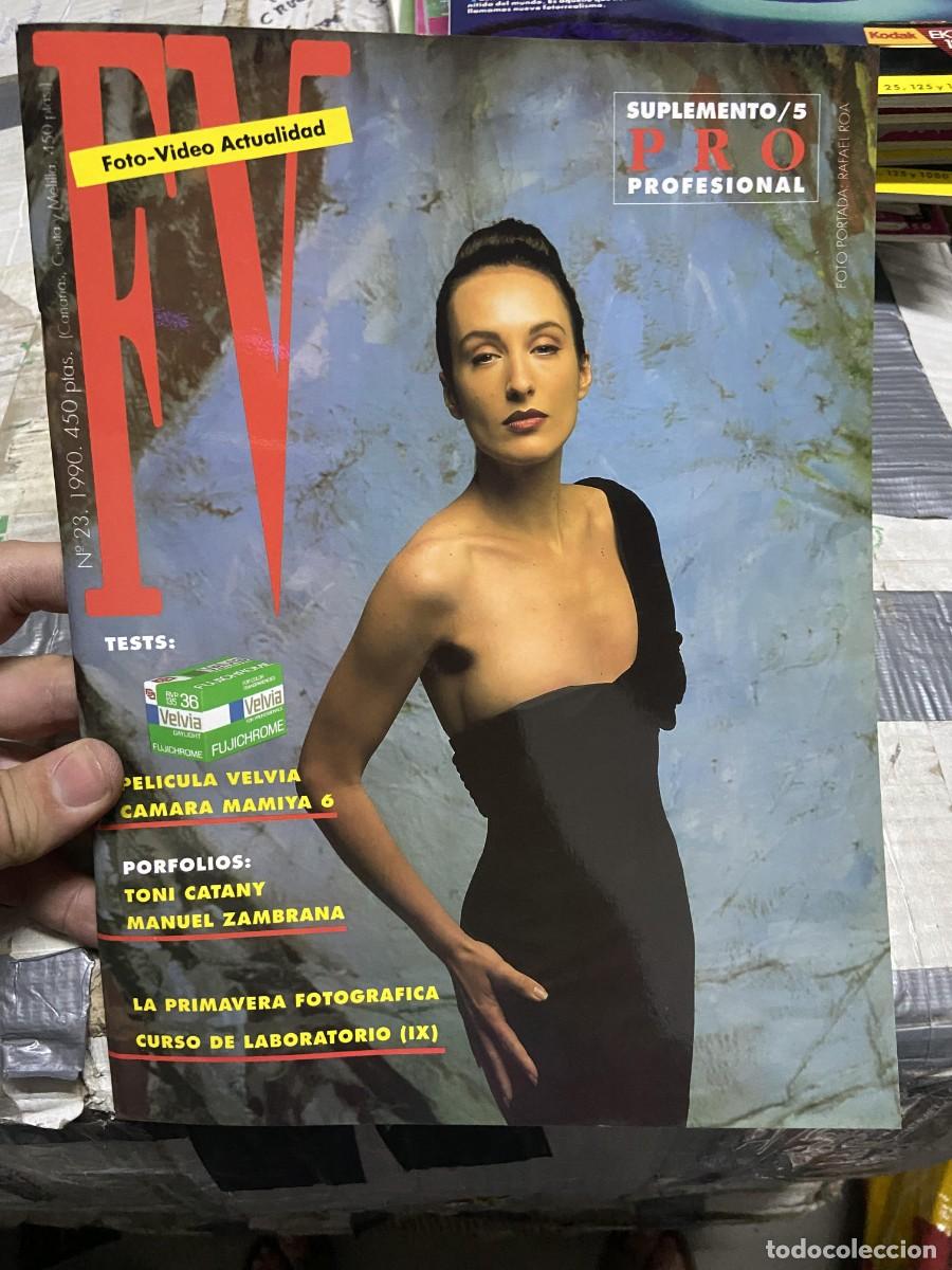 Collectionnisme de Revues et Journaux: REVISTA FOTOGRAFIA FV FOTO VIDEO ACTUALIDAD # 23 A&Ntilde;O 1990 RAFAEL ROA MANUEL ZAMBRANA TONI CATANY