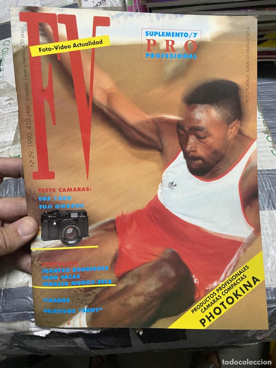 Collectionnisme de Revues et Journaux: REVISTA FOTOGRAFIA FV FOTO VIDEO ACTUALIDAD 29 IGNACIO MU&Ntilde;OZ-SECA JUANTXU RODRIGUEZ JUAN VACAS 1990