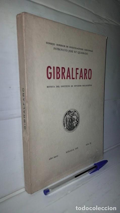 Sammeln von Zeitschriften und Zeitungen: Gibralfaro - Revista del Instituto de Estudios Malague&ntilde;os - A&ntilde;o XXVI - M&aacute;laga 1978 - N&ordm; 29