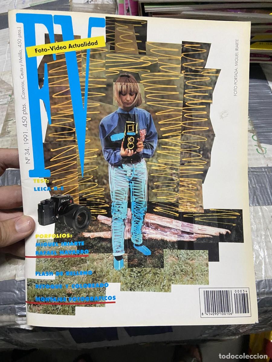 Collectionnisme de Revues et Journaux: REVISTA FOTOGRAFIA FV FOTO VIDEO ACTUALIDAD # 34 A&Ntilde;O 1991 MIGUEL IRIARTE RAFAEL NAVARRO